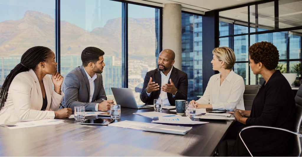 HEITHA consultants in a boardroom